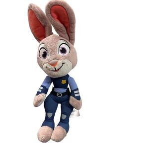 Disney Zootopia Judy Hopps Plush Stuffed Animal‎ Police Officer 10"